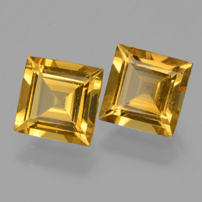 2.92 ct natürliche gelb-gold Goldener Beryll-Edelsteine, Quadrat, VVS-VS