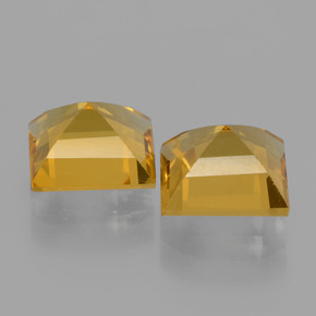 2.92 ct natürliche gelb-gold Goldener Beryll-Edelsteine, Quadrat, VVS-VS