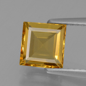 1,18 ctw natürlicher Gold Goldberyll, Quadrat, VVS-VS