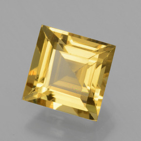 1,45 ctw natürlicher Gold Goldberyll, Quadrat, VVS-VS