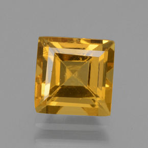 1,64 ctw natürlicher Gold Goldberyll, Quadrat, VS