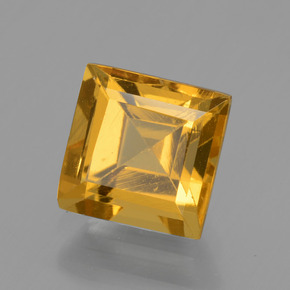 1,64 ctw natürlicher Gold Goldberyll, Quadrat, VS