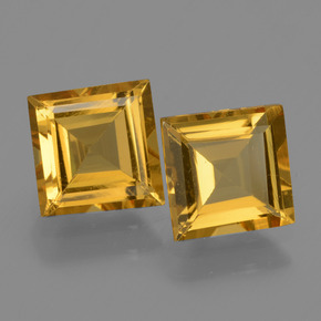 2,78 ct natürliche gelber Goldberyll-Edelsteine, Quadrat, VS