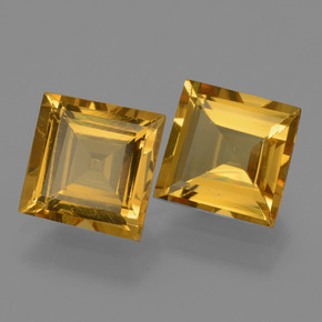 2,78 ct natürliche gelber Goldberyll-Edelsteine, Quadrat, VS