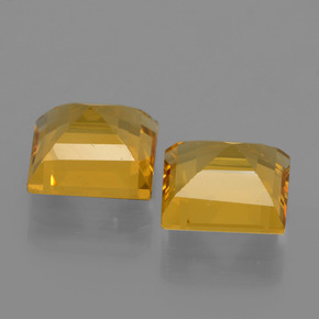 2,78 ct natürliche gelber Goldberyll-Edelsteine, Quadrat, VS