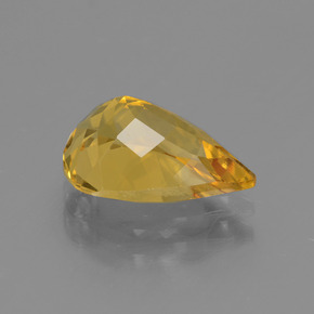 2,30 ctw natürlicher Gold Goldberyll, Birnenform, VVS