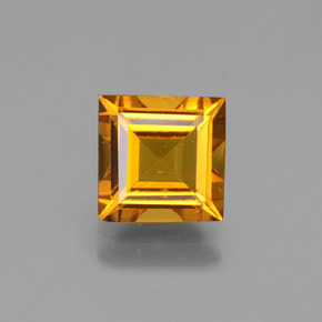 1,41 ctw natürlicher Gold Goldberyll, Quadrat, VVS-VS