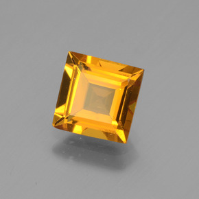 1,41 ctw natürlicher Gold Goldberyll, Quadrat, VVS-VS