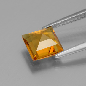 1,41 ctw natürlicher Gold Goldberyll, Quadrat, VVS-VS
