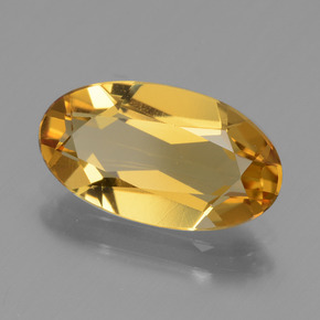 1,99 ctw natürlicher Gold Goldberyll, Oval Schliff, VVS-VS