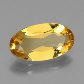 1,99 ctw natürlicher Gold Goldberyll, Oval Schliff, VVS-VS