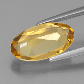 1,99 ctw natürlicher Gold Goldberyll, Oval Schliff, VVS-VS