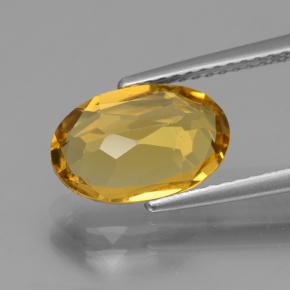 2,29 ctw natürlicher goldener Goldberyll, Oval Schliff, VVS-VS