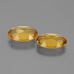 3,67 ct natürliche goldener Goldberyll-Edelsteine, Oval Schliff, VVS-VS