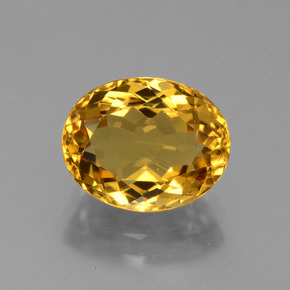 2,73 ctw natürlicher Gold Goldberyll, Oval Schliff, VVS-VS
