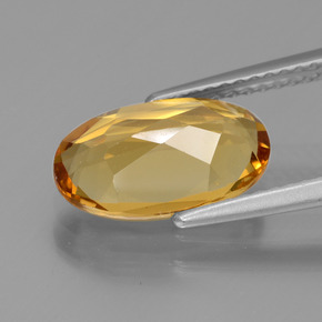 2,50 ctw natürlicher Gold Goldberyll, Oval Schliff, VVS-VS