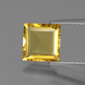 1,50 ctw natürlicher Gold Goldberyll, Quadrat, VVS-VS