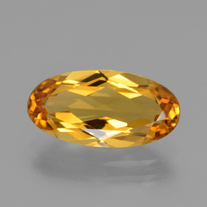 2,94 ctw natürlicher Gold Goldberyll, Oval Schliff, VVS-VS
