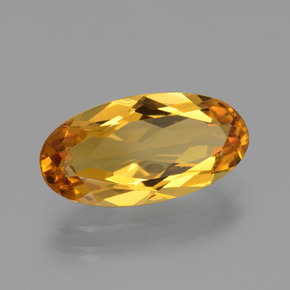 2,94 ctw natürlicher Gold Goldberyll, Oval Schliff, VVS-VS