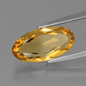 2,66 ctw natürlicher gelber Goldberyll, Oval Schliff, VVS-VS