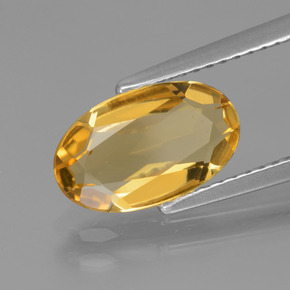 1,72 ctw natürlicher Gold Goldberyll, Oval Schliff, VVS-VS