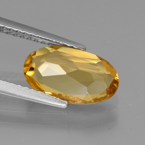 1,72 ctw natürlicher Gold Goldberyll, Oval Schliff, VVS-VS