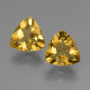  ct natürliche Gold Goldberyll-Edelsteine, Trillion, VVS