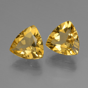  ct natürliche Gold Goldberyll-Edelsteine, Trillion, VVS