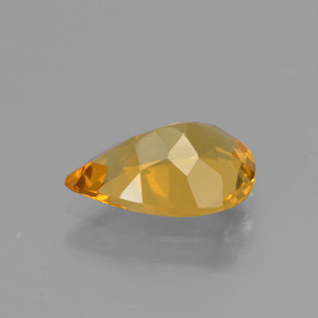 1,38 ctw natürlicher Gold Goldberyll, Birnenform, VVS-VS