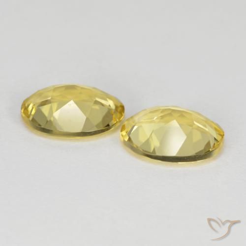 3.03 ct natürliche Helles Gold-Gelb Goldener Beryll-Edelsteine, Oval, VVS-VS