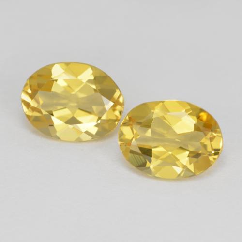 3,51 ct natürliche gelber Goldberyll-Edelsteine, Oval Schliff, VVS