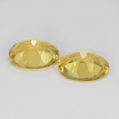 3,51 ct natürliche gelber Goldberyll-Edelsteine, Oval Schliff, VVS