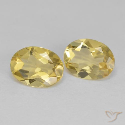 3.13 ct natürliche Helles Gold-Gelb Goldener Beryll-Edelsteine, Oval, VVS-VS