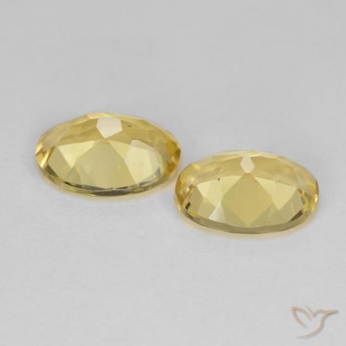 3.13 ct natürliche Helles Gold-Gelb Goldener Beryll-Edelsteine, Oval, VVS-VS