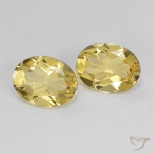 3.21 ct natürliche Toskana Gelb Goldener Beryll-Edelsteine, Oval, VVS-VS