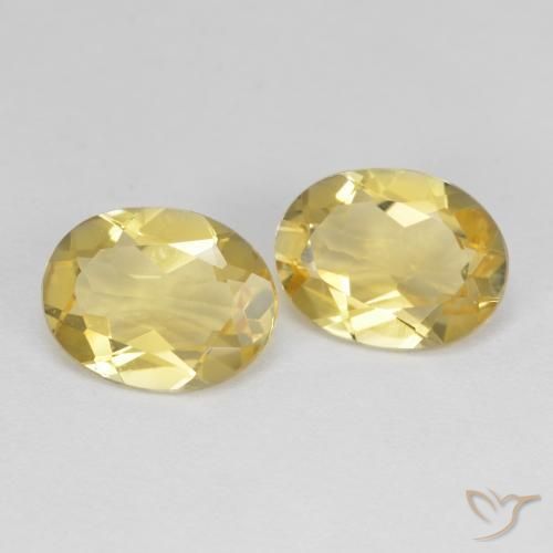 3.12 ct natürliche Dijon Gelb Goldener Beryll-Edelsteine, Oval, VVS-VS