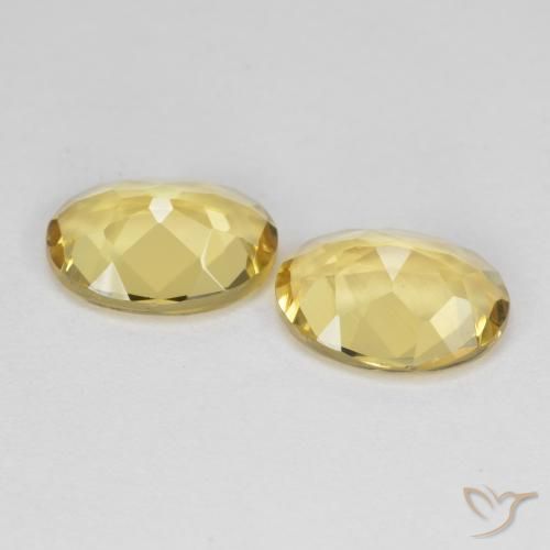 3.12 ct natürliche Dijon Gelb Goldener Beryll-Edelsteine, Oval, VVS-VS