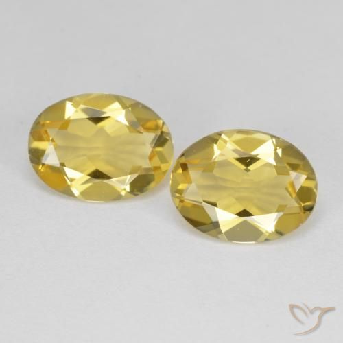 2.97 ct natürliche Helles Gold-Gelb Goldener Beryll-Edelsteine, Oval Schliff, VVS-VS