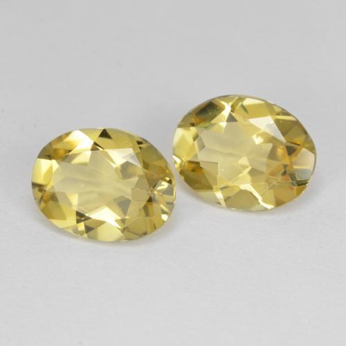 3,12 ct natürliche gelber Goldberyll-Edelsteine, Oval Schliff, VVS-VS