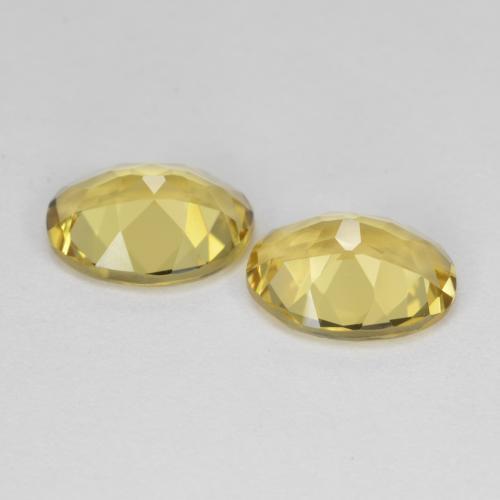 3,12 ct natürliche gelber Goldberyll-Edelsteine, Oval Schliff, VVS-VS