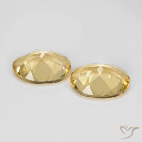 3.29 ct natürliche Warmes Gelb Goldener Beryll-Edelsteine, Oval, VVS-VS