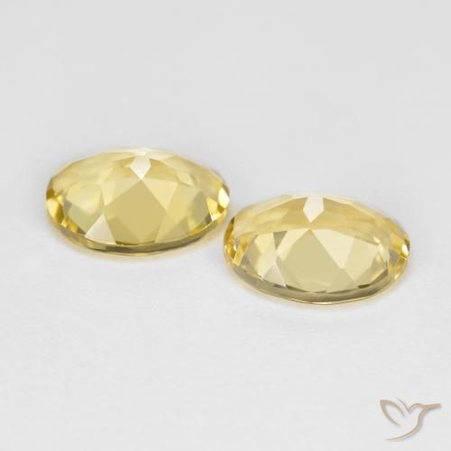 3.02 ct natürliche Hell Gold Goldener Beryll-Edelsteine, Oval, VS