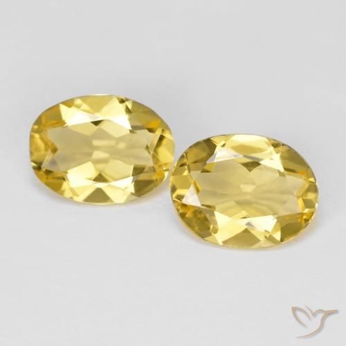 3.04ctw Natürlicher Honiggelb Goldener Beryll, Oval, VS