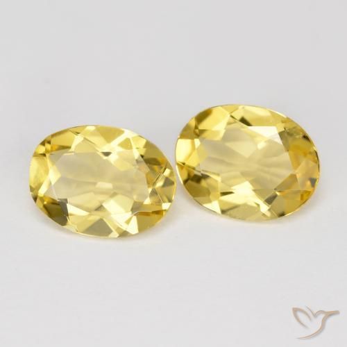3.04 ct natürliche Honiggelb Goldener Beryll-Edelsteine, Oval, VS