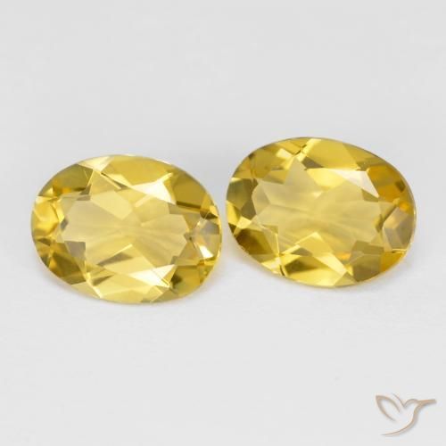 3.09 ct natürliche Gelblich Gold Goldener Beryll-Edelsteine, Oval, VS