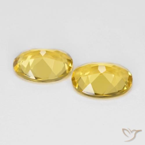 3.09 ct natürliche Gelblich Gold Goldener Beryll-Edelsteine, Oval, VS