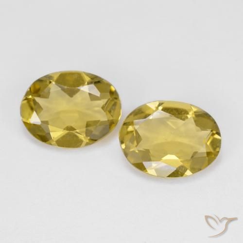 2.79ctw Natürlicher Mittelgelb Goldener Beryll, Oval, VS