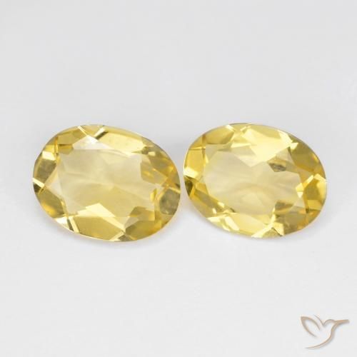 2.92 ct natürliche Honiggelb Goldener Beryll-Edelsteine, Oval, VS