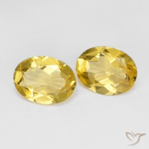 2.92 ct natürliche Honiggelb Goldener Beryll-Edelsteine, Oval, VS