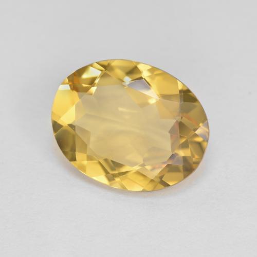 2,79 ctw natürlicher gelber Goldberyll, Oval Schliff, VVS